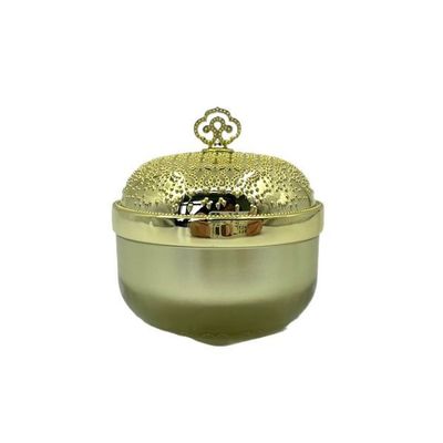 De gouden Duidelijke Plastic Kosmetische Gemetalliseerde Ronde van de de Roomkruik 5g 15g van de Containersluxe