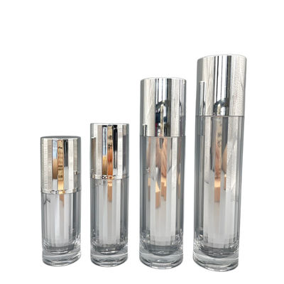 De hoge Fles Skincare die van de Beëindigen Kosmetische Pomp Gemetalliseerde 30ml verpakken