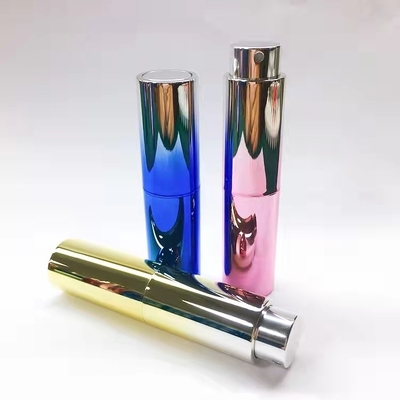 10ML de UV van de het Parfumnevel van de Gradiënt Gouden Kleur Aangepaste Kleur Fles van de de Flessen Vervangbare Geur