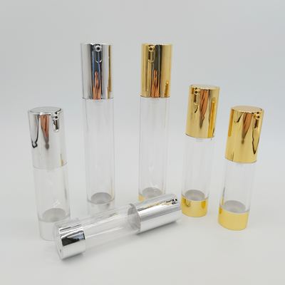 15 ml 20 ml 30 ml slanke airless pompfles voor cosmetische verpakkingen