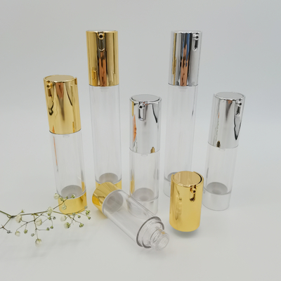 15 ml 20 ml 30 ml slanke airless pompfles voor cosmetische verpakkingen
