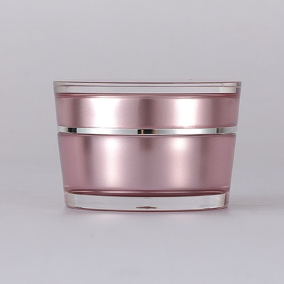 van de de Luxe Ronde schuine rand van 15g 30g 50g 75g de Kruik van de de vorm Lege Acrylroom Kosmetische Verpakking voor Schoonheidsmiddel met Deksel