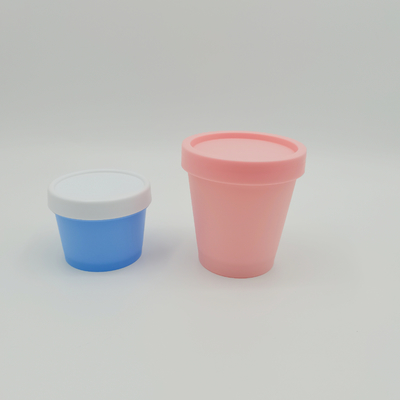 Mono Materiële van het de Kruik50ml 100ml 200ml 250ml Roomijs van pp Kosmetische van de de Kopvorm de Persoonlijke verzorgingkruik