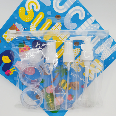 Pomp Lepel Druppelaar Trechter Aangepaste PVC Waszak Voor Zalfpotje Reis Spray Fles