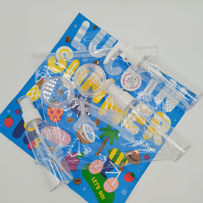 Pomp Lepel Druppelaar Trechter Aangepaste PVC Waszak Voor Zalfpotje Reis Spray Fles