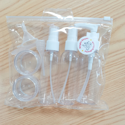 Pomp Lepel Druppelaar Trechter Aangepaste PVC Waszak Voor Zalfpotje Reis Spray Fles