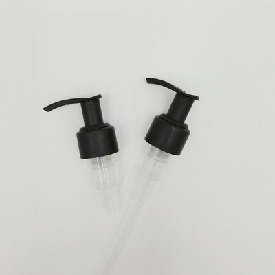 Matte Finish PP Plastic Lotion Pomp Zwarte Kleur 24/410