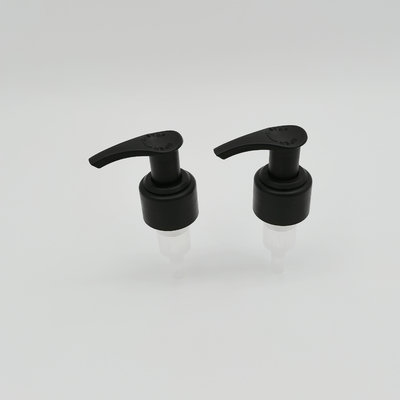Matte Finish PP Plastic Lotion Pomp Zwarte Kleur 24/410