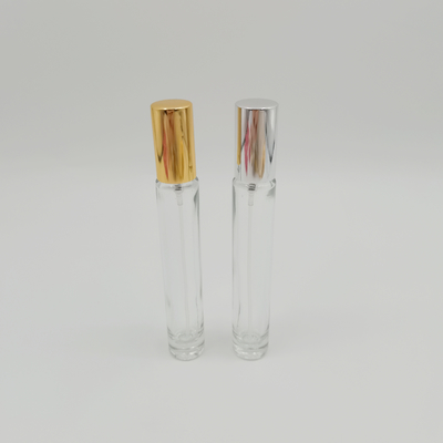 Hele aluminium dop 13/410 parfumpompspuit met glazen fles 10ML
