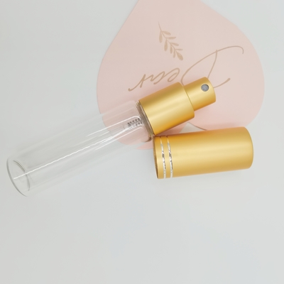 10 ml 15 ml 20 ml 25 ml 30 ml buis glazen fles met aluminium parfumspuitbussen