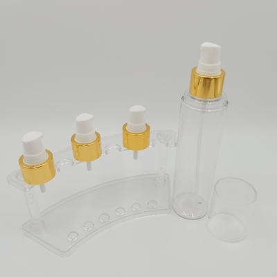 24/410 PP Cream Pump Dispenser Goud Glanzend Aluminium Cover