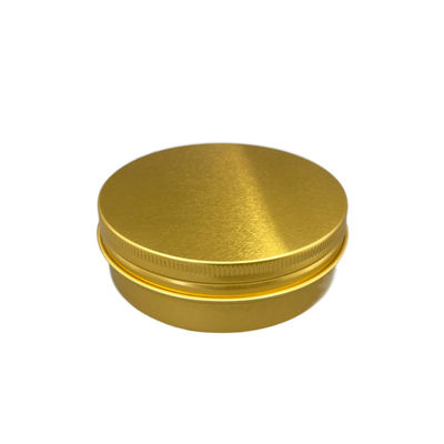 De gouden chemische bestand Aangepaste kleur van Aluminiumtin jars 100ml met Schroefdeksel