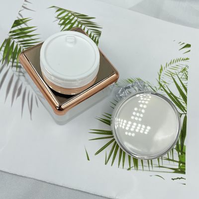 Vierkant type om Acryl de roomkruik 30g, 50g XY2202 van het randontwerp