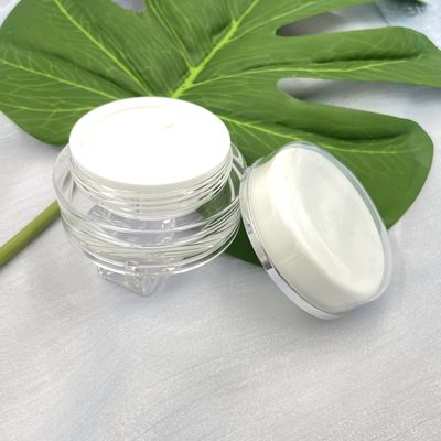 De UVbewijs Plastic Kosmetische Kruiken om Acrylcontainers 30g 50g voor Huidzorg romen af