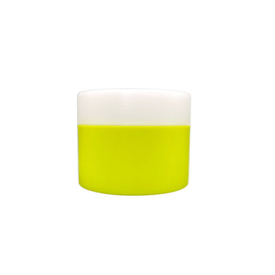 Matt Plastic Cosmetic Jars Double-Muur 60ml 100ml voor Scrub Deeg wordt gemetalliseerd dat