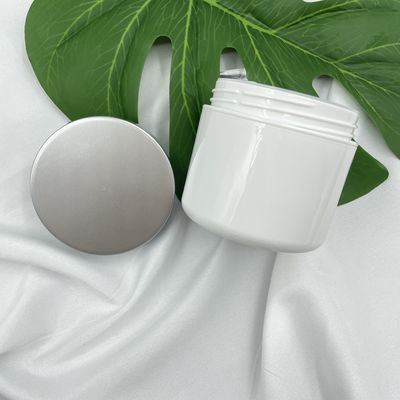 100g het witte Plastic Kosmetische Antieffect van Kruiken Lege Containers voor KUUROORDroom/schrobt Deeg