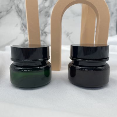 HUISDIER Amber Plastic Cosmetic Jars 30g 50g om Zijdeonderzoek