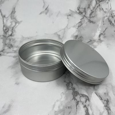 Het Metaalblikken van Tin Jars 250ml van het suikergoedaluminium met Schroef op Deksels