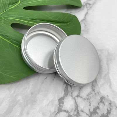 De kleine Schroefdop van het Aluminiumtin jars round edge screw van 60ml 80ml voor was