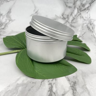 De kleine Schroefdop van het Aluminiumtin jars round edge screw van 60ml 80ml voor was