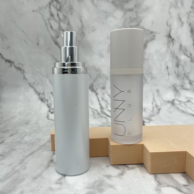 ABS Lege de Flessenronde Zonder lucht van Skincare 50ml/rechtstreeks Schouder Gemetalliseerde Oppervlakte