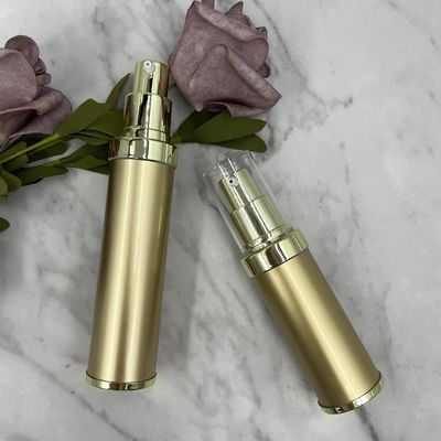 20ml van het de Muur UVbewijs van de Pompfles Gouden Enige Navulbare de Compensatiedruk zonder lucht