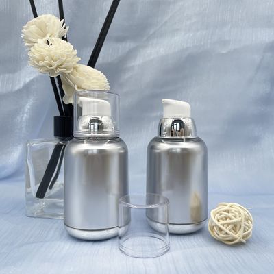 Flessen de Zonder lucht Vacuümp.p.m. Metallized Round Bottom van de draai80ml 100ml Pomp