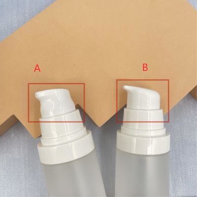 Transparante van de de Flessenpomp 30ml 50ml van pp Houten het Patroonserigrafie Zonder lucht