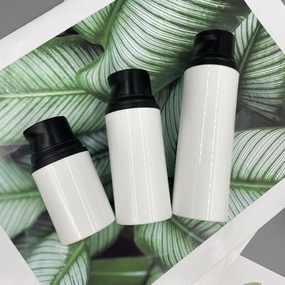 Van de de Lotionpomp van de huidzorg Lege Zwarte de Flessen15ml 30ml 50ml pp Breuk