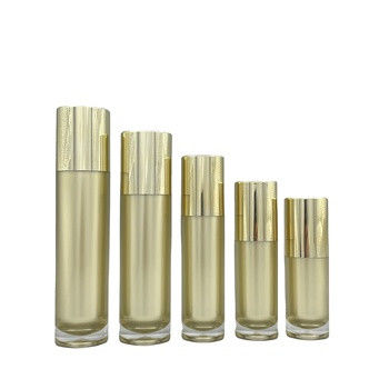 van de de Pompfles van 100ml 120ml het Kosmetische Lege Plastic de Lotion Gouden Acryl Hete Stempelen