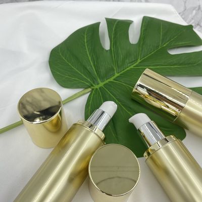 van de de Pompfles van 100ml 120ml het Kosmetische Lege Plastic de Lotion Gouden Acryl Hete Stempelen