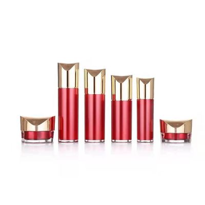 Speciale de Flessen Gouden Navulbare Kosmetische Containers 80ml 100ml van de Vorm Kosmetische Pomp