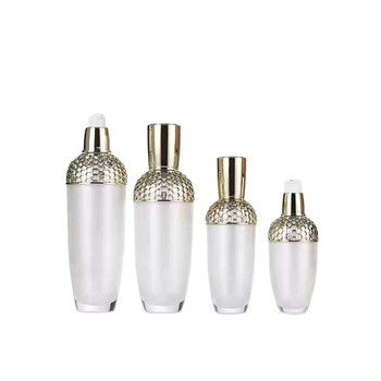 Ovaal Kosmetisch Acryl100ml Aangepast de Zijdeonderzoek van de Pompfles