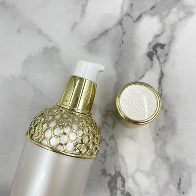 Ovaal Kosmetisch Acryl100ml Aangepast de Zijdeonderzoek van de Pompfles