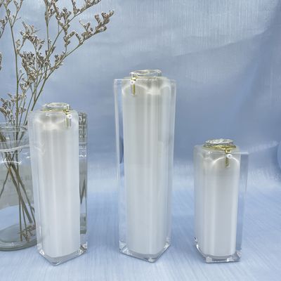 ABS Vierkante Kosmetische Verpakkende de Vingerpers 100ml van de Pompfles