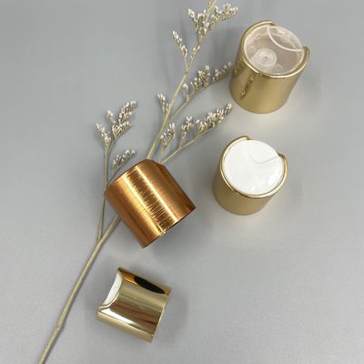 Aluminiumschijf Hoogste Flip Cap Top Dispensing Gold 24/410 Gemetalliseerde Oppervlakte