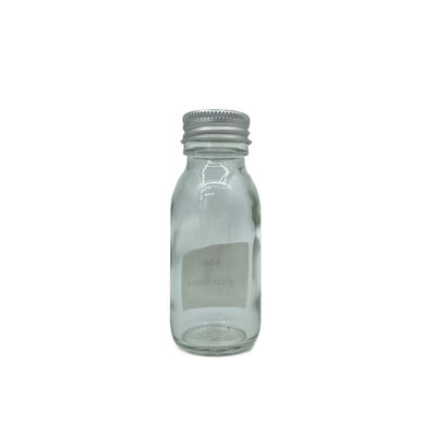 Fles van het de Zorg de Kosmetische Verpakkende 60ml Glas van de Morserij niet Huid met Aluminium GLB