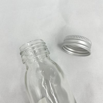 Fles van het de Zorg de Kosmetische Verpakkende 60ml Glas van de Morserij niet Huid met Aluminium GLB