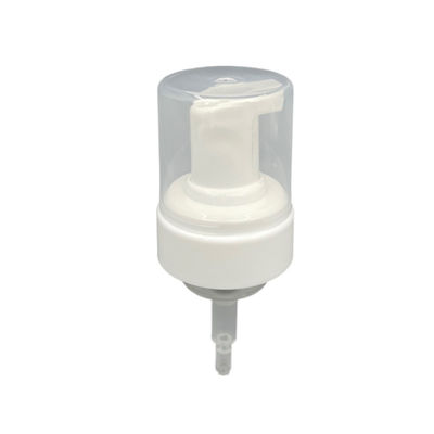 PE van de de Pompenhand van de Pakkings Schuimend Zeep Desinfecterend middel 43mm Sluiting 0.68ml Transparant GLB
