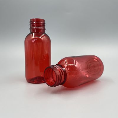 Tegen de UV Lege Plastic Ronde van Stroopflessen 100ml 3.52OZ met Stamper Duidelijk GLB