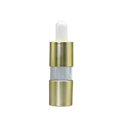 Het gouden Lege van de de Doserings UVdeklaag van de Etherische oliefles 20ml 0.25ml Vloeibare Druppelbuisje met Bol