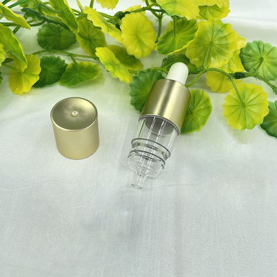 Het gouden Lege van de de Doserings UVdeklaag van de Etherische oliefles 20ml 0.25ml Vloeibare Druppelbuisje met Bol