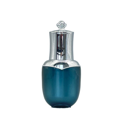 Van het de Flessendruppelbuisje van de bloem15ml Etherische olie de Ovale die Vorm GLB 0.53oz voor Schoonheidsmiddel wordt gemetalliseerd