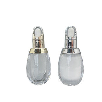Van de het Druppelbuisjefles van de eivorm Witte de Douane10ml Acrylpp Dubbele Muur