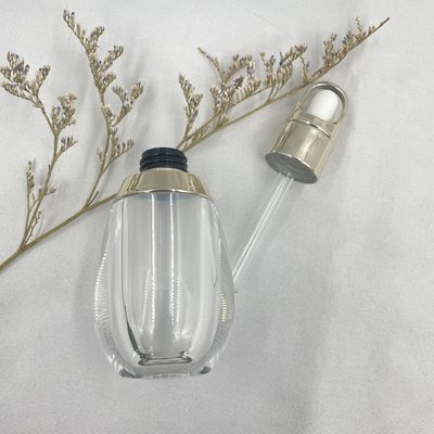 Van de het Druppelbuisjefles van de eivorm Witte de Douane10ml Acrylpp Dubbele Muur