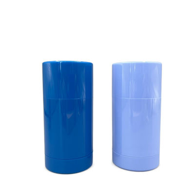 De blauwe Lege Containers van de Duw omhoog Geurbestrijdende Stok om het Aangepaste Embleem van 50g 75g