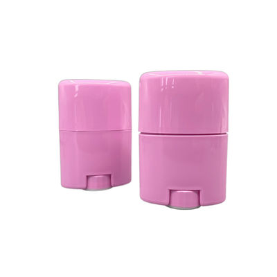 Plastic Roze Geurbestrijdend de Containers Leeg Broodje van 15g op Ovale Vormdraai omhoog
