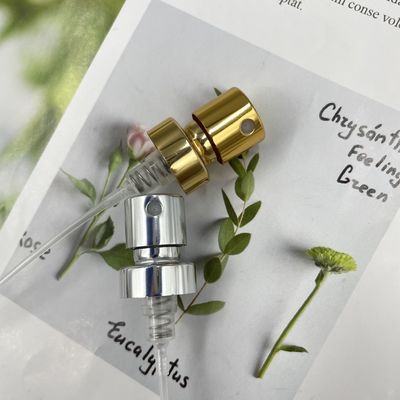 Gouden van de de Spuitbuspijp van de Parfumpomp Vervanging 15 400 Aluminium 0.09ML met metalen kap