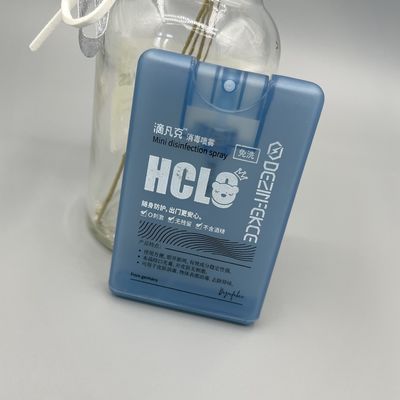 0.06ML van de de Spuitbus20ml het Antibacteriële Hand van de doseringsCreditcard Desinfecterende middel 304H