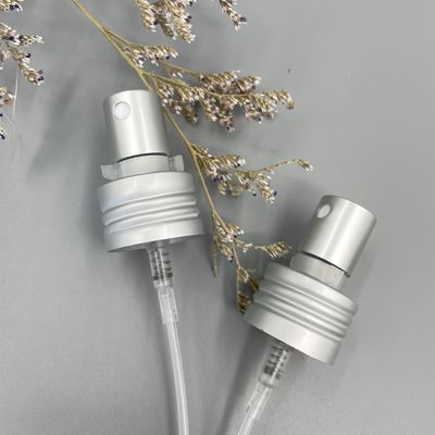 Matt Silver Perfume Pump Sprayer-Automaat Alu 24/410 0.12ML-Dosering met Klemslot